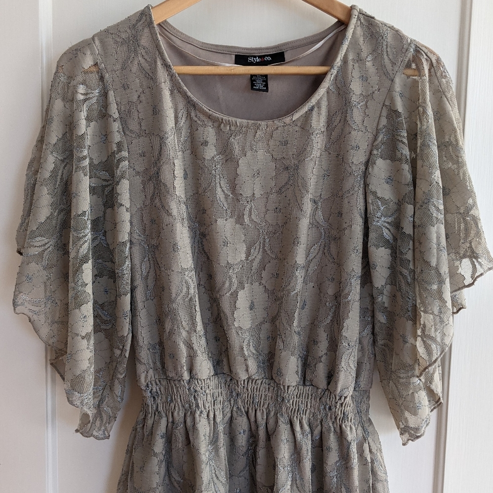 Style and Co lace Top NWOT